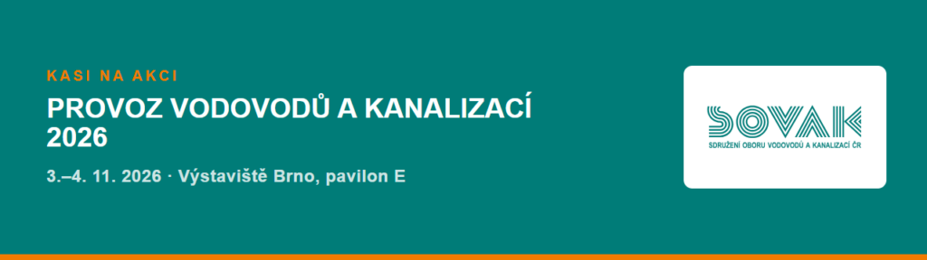 Provoz vodovodů a kanalizací 2026 – 3.–4. 11. 2026, Výstaviště Brno, pavilon E